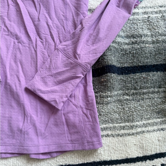 Noble Outfitters Purple Workout 1/4 Zip Top Size Small - Picture 4 of 4